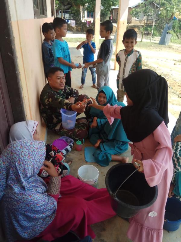 TMMD Ke 105 Kodim 0313/KPR, Inspirasi Kegigihan Dua Anak Dari Desa Balung
