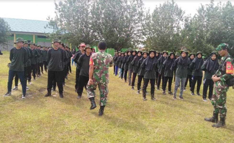 TMMD Ke 105 Kodim 0313/Kpr, Koramil 15/Kuala Kampar Ajak Pelajar Cinta Tanah Air
