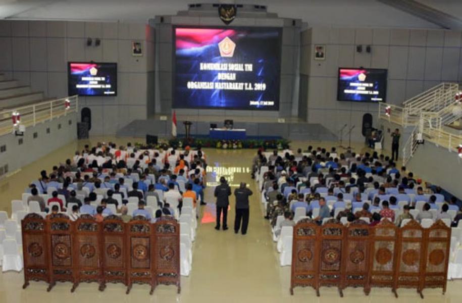 TNI Gelar Komsos dengan Organisasi Masyarakat di Koarmada I