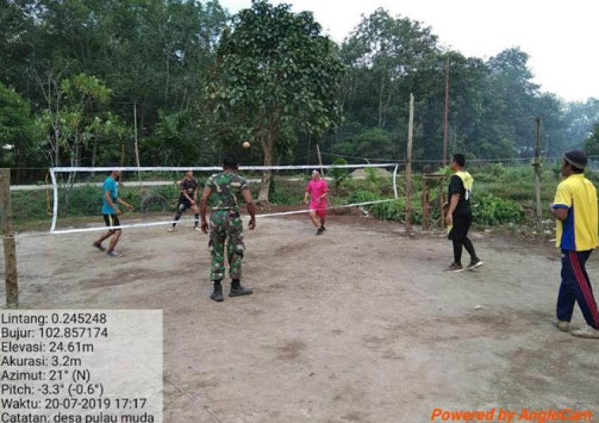 Variasi TMMD Ke 105 Kodim 0313/Kpr, Koramil 15/Kuala Kampar Gelar Binsik