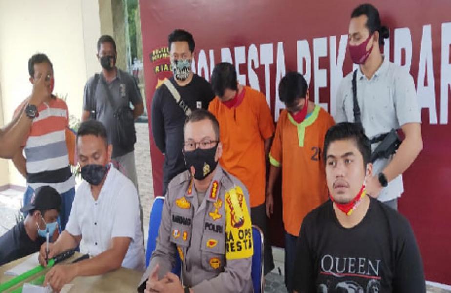 Bongkar Toko League Jalan Tuanku Tambusai, Polresta Ringkus Dua Spesialis Pembobol Ruko