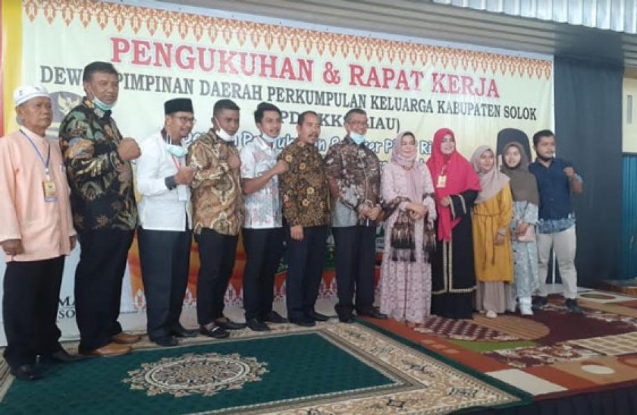 Bupati Solok Kukuhkan DPD PKKS Riau, H Gusmal: Jadilah Warga Kelas 1 Dalam Pembangunan Pekanbaru