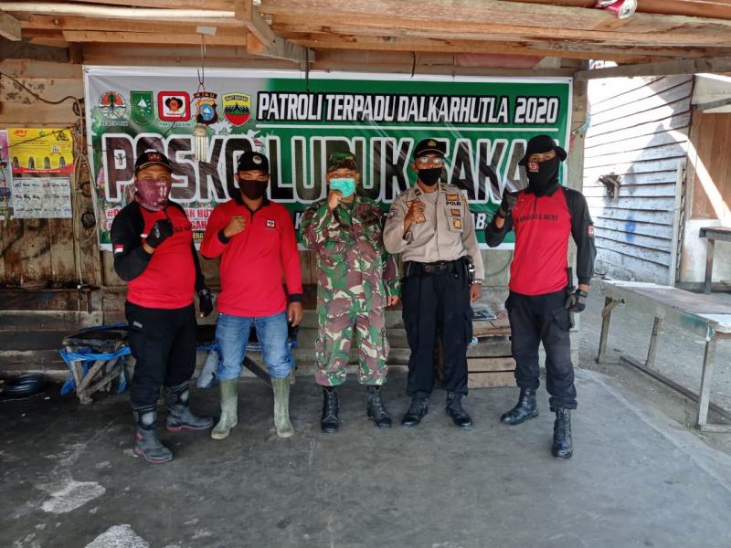 Ditengah Pendemi Covid-19, Tim Terpadu Karhutla Tetap Lakukan Patroli