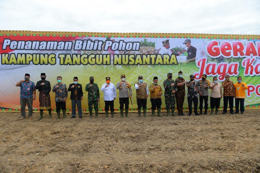 Dukung Ketahanan Pangan, Kapolda Riau Lounching Gerakan Jaga Kampung