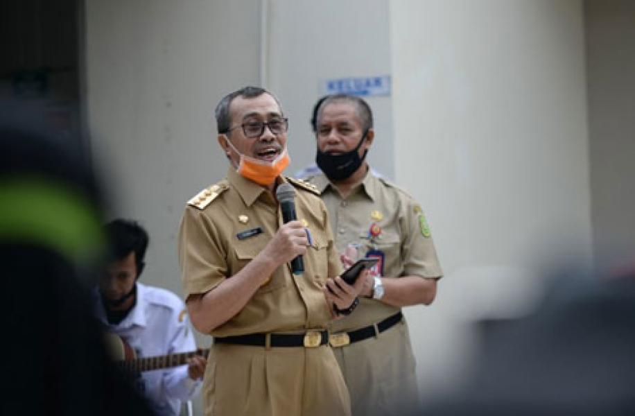 Gubri Minta Kepala OPD Pertahankan Opini WTP