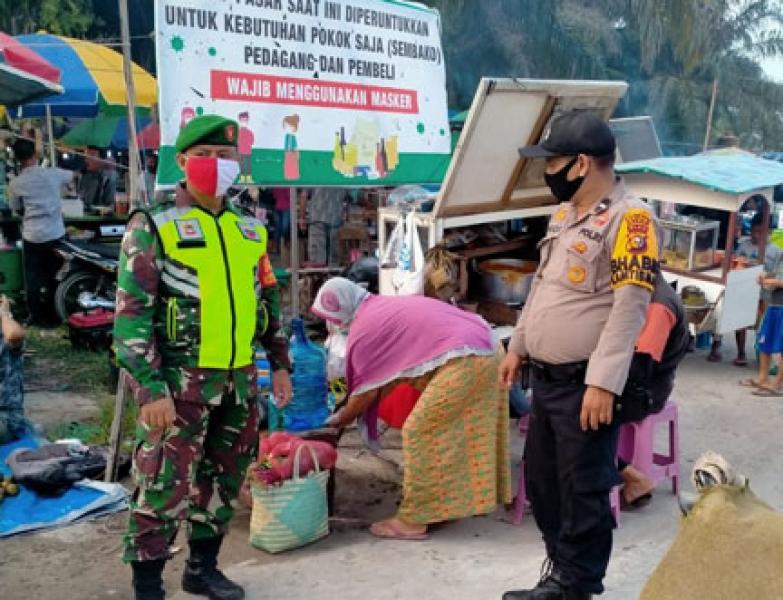 Hindari Kerumunan, Selain Pedagang Pasar Dilarang Berjualan di Pasar Kaget