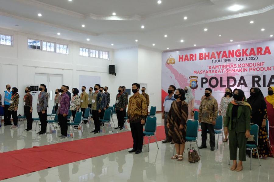 Jamin Seleksi BETAH, Kapolda Riau Pimpin Giat Pakta Integritas
