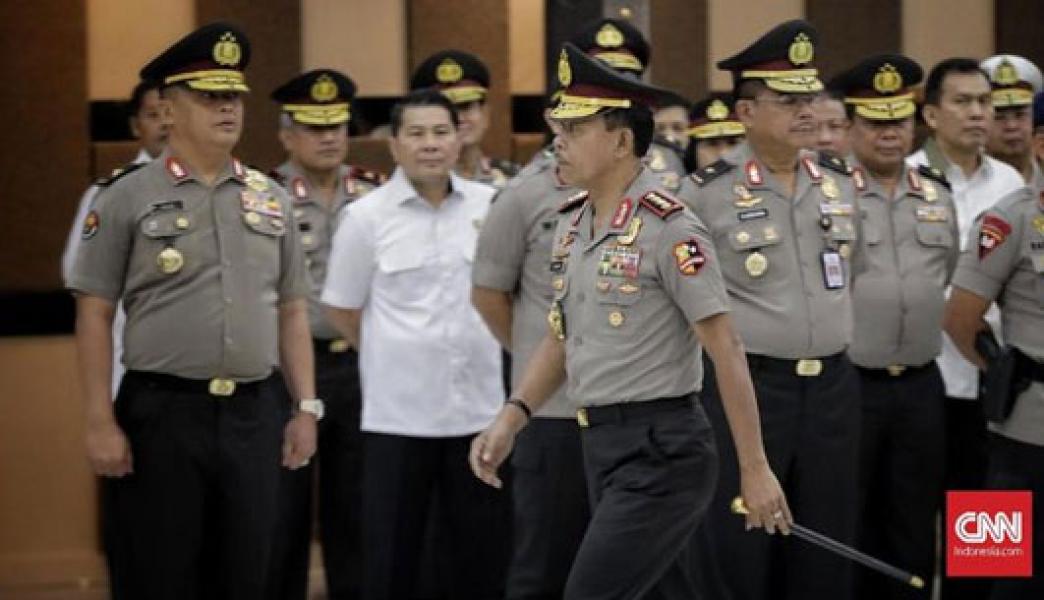 Kapolri Naikkan Pangkat 11 Perwira Tinggi
