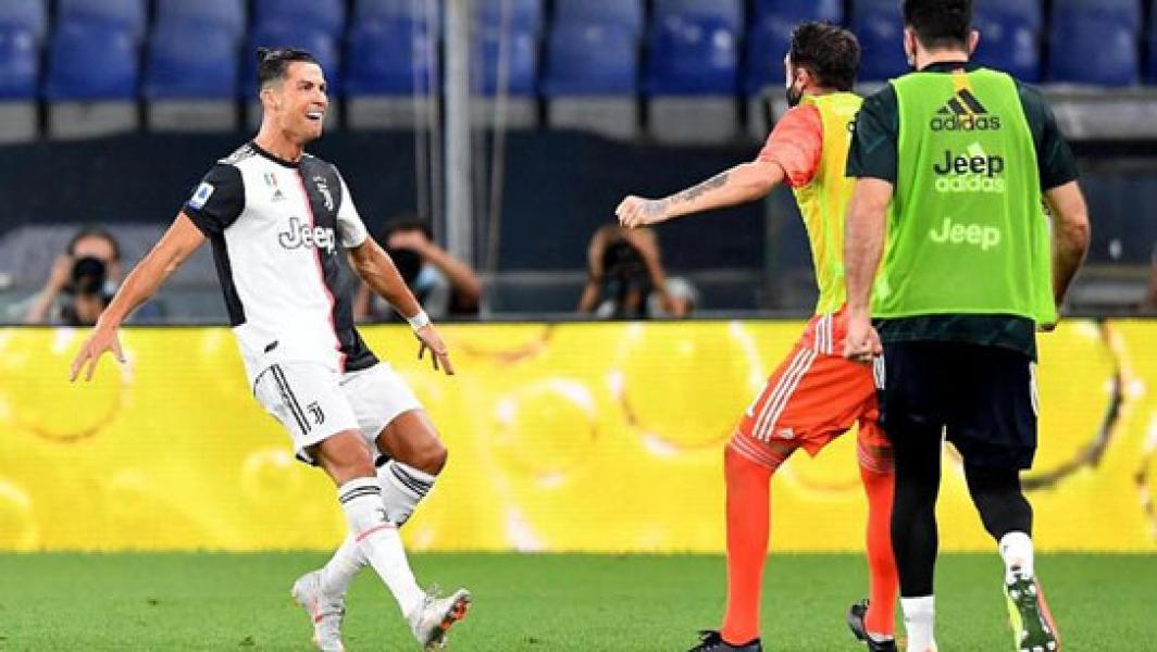 Kecepatan Gol Ronaldo ke Gawang Genoa: 105 km per Jam