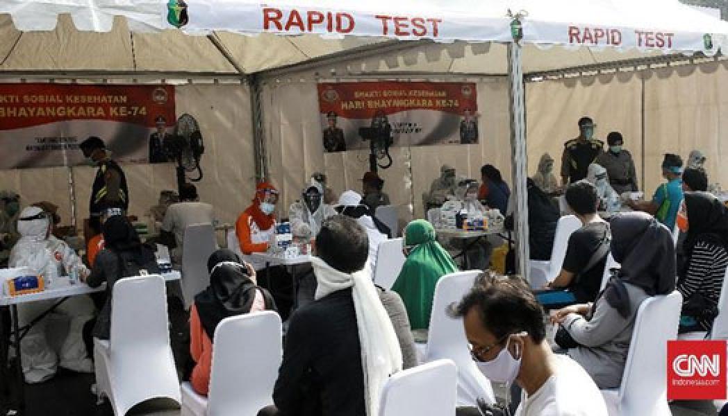 Kemenkes Tetapkan Tarif Maksimal Rapid Test Corona Rp150 Ribu