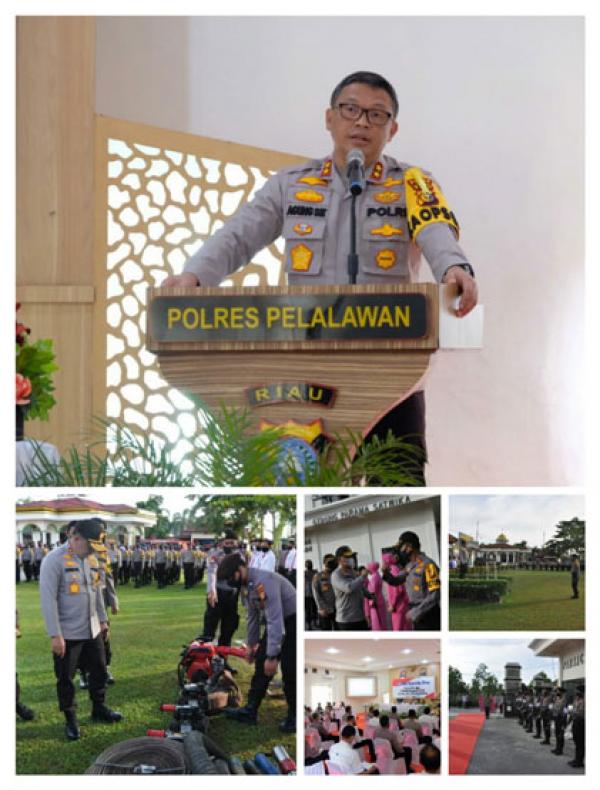 Kunjungi Pelalawan, Kapolda Riau Sampaikan Sejumlah Pesan Penting