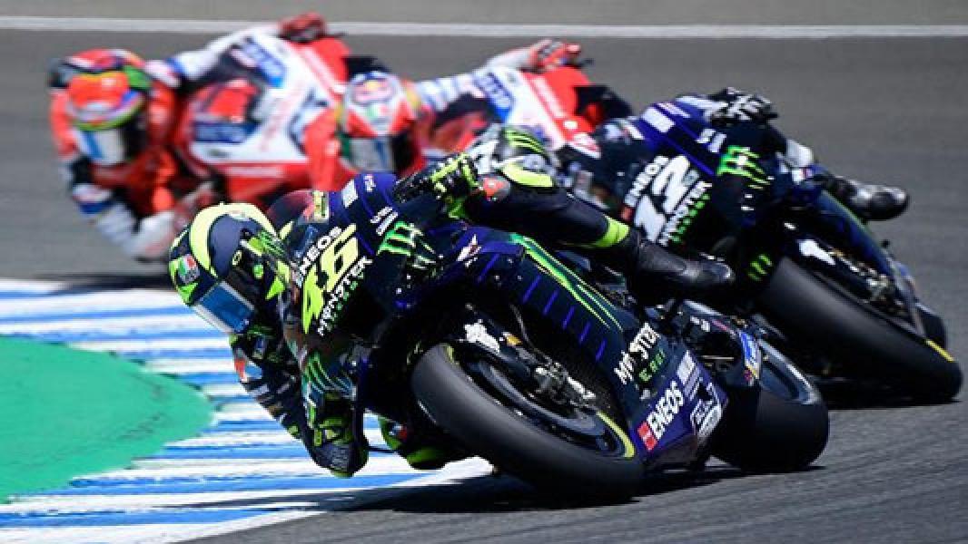 MotoGP Andalusia: Rossi Akhirnya Naik Podium Lagi