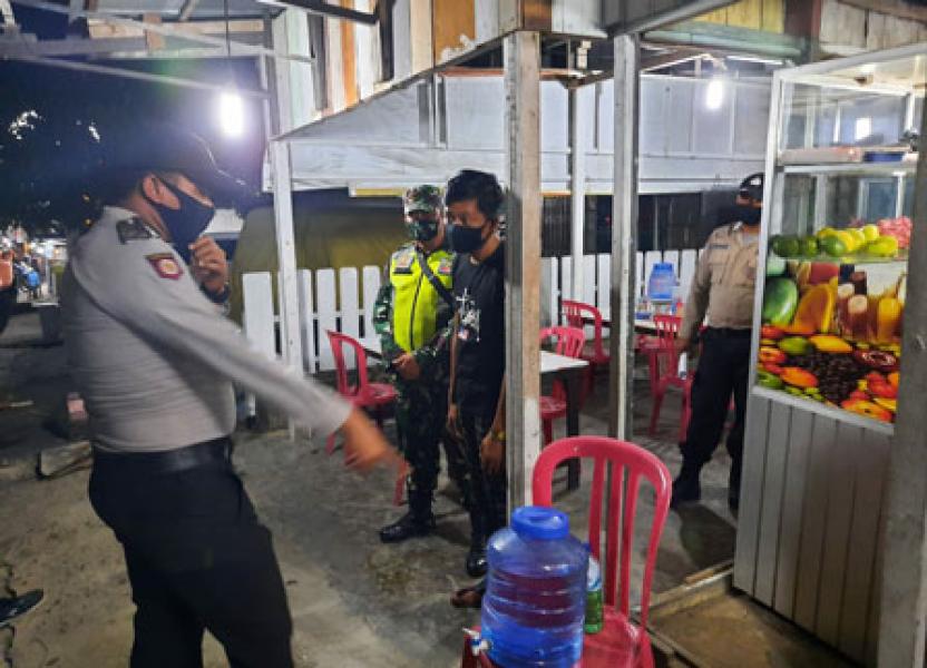 New Normal, Polsek Minas Arahkan Masyarakat Tetap Ikuti Protokol Kesehatan