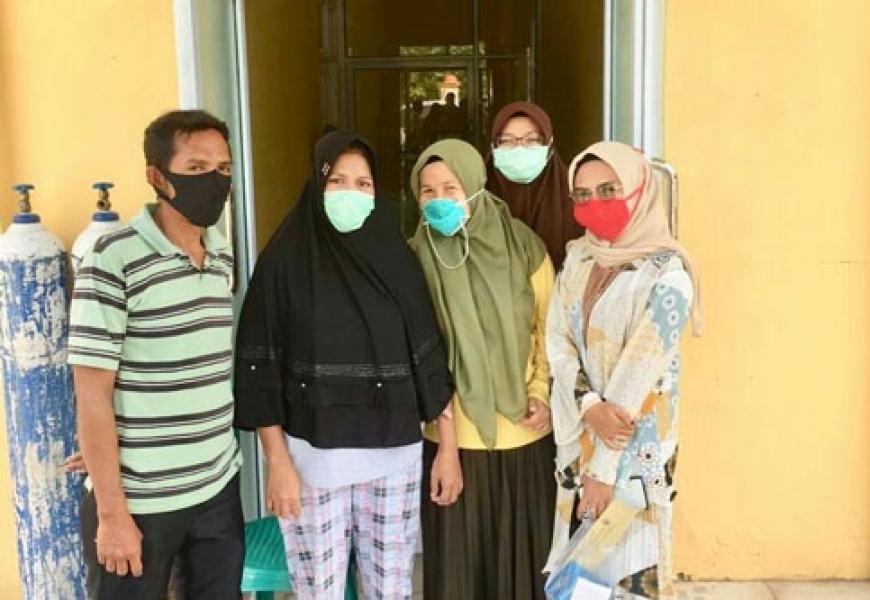 Ny. A Sembuh, Pelalawan Kembali Zero Positif Covid-19