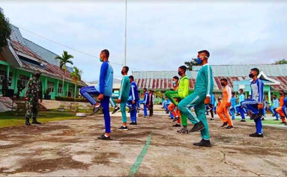 PLS di SMKN 1 Rambah, Ini Kata Danramil 02 Rambah