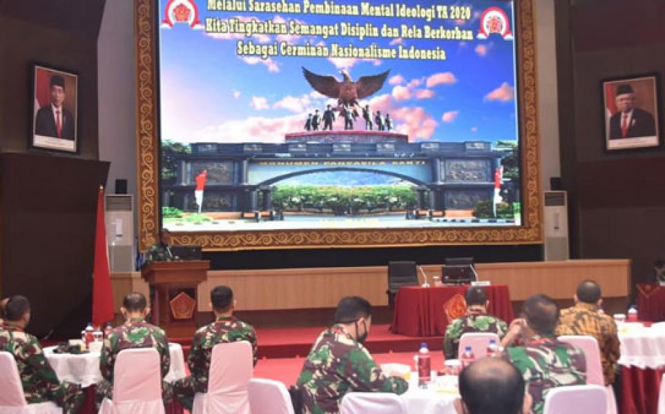 Pusbintal TNI Gelar Sarasehan Pembinaan Mental Ideologi