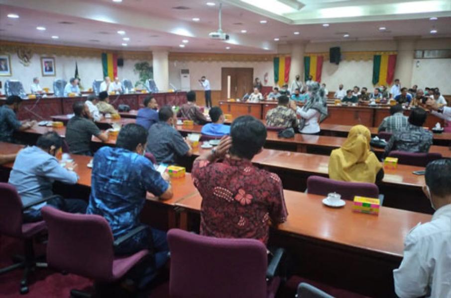 RDP DPRD Riau Dengan DPRD Inhu Tertutup