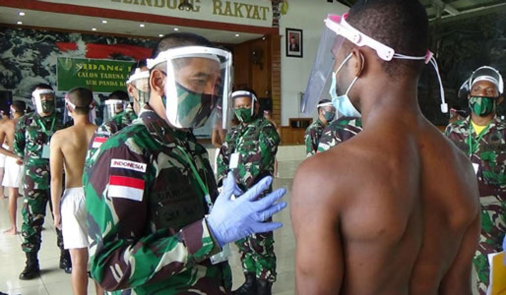Selektif Dalam Memilih Calon Terbaik, Danrem 174 Merauke Pimpin Sidang Parade Catar Akmil TA. 2020