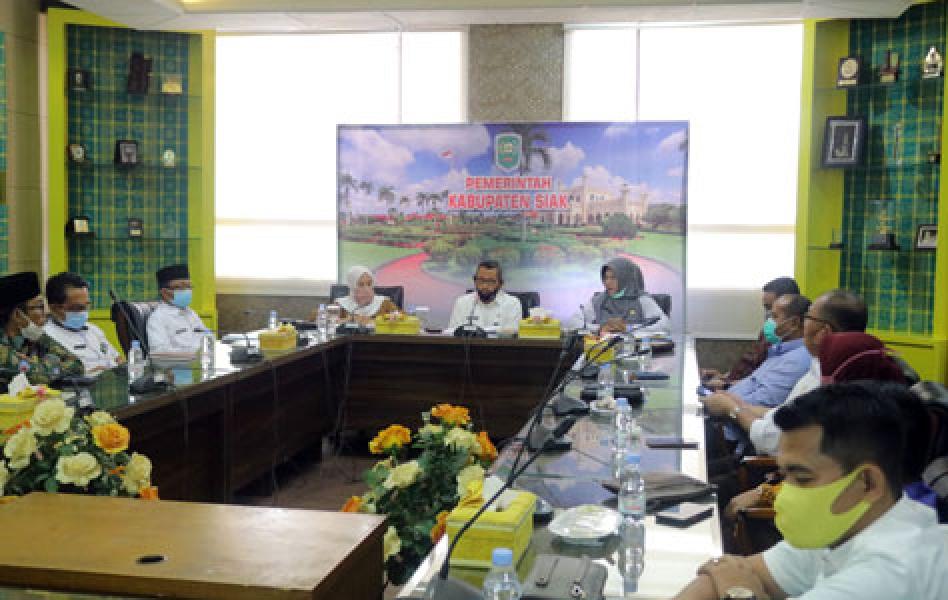 Stuban Bansos, Komisi II DPRD Kampar Kunker ke Dinas Sosial Kabupaten Siak