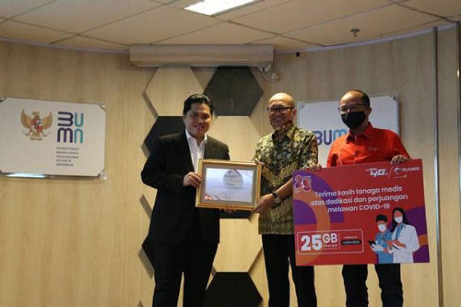 Telkomsel Sediakan Kuota Data 25 GB Per Bulan Gratis Bagi Relawan COVID-19