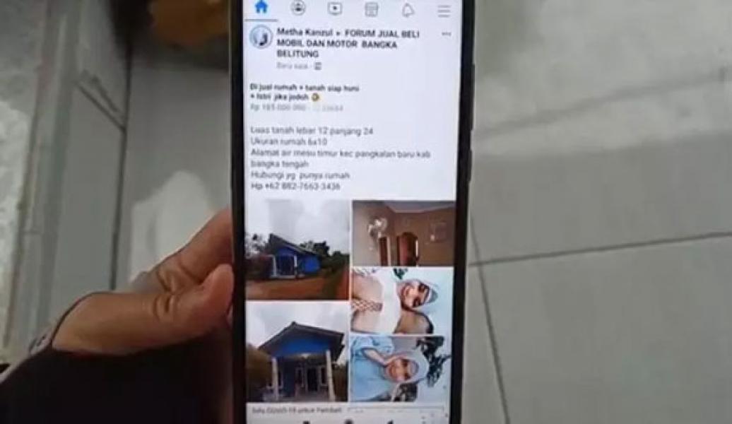 Viral, Janda Cantik di Bangka Belitung Jual Rumah Beserta Penghuninya