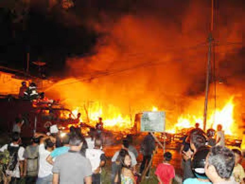 11 Petak Rumah Warga Hangus Terbakar