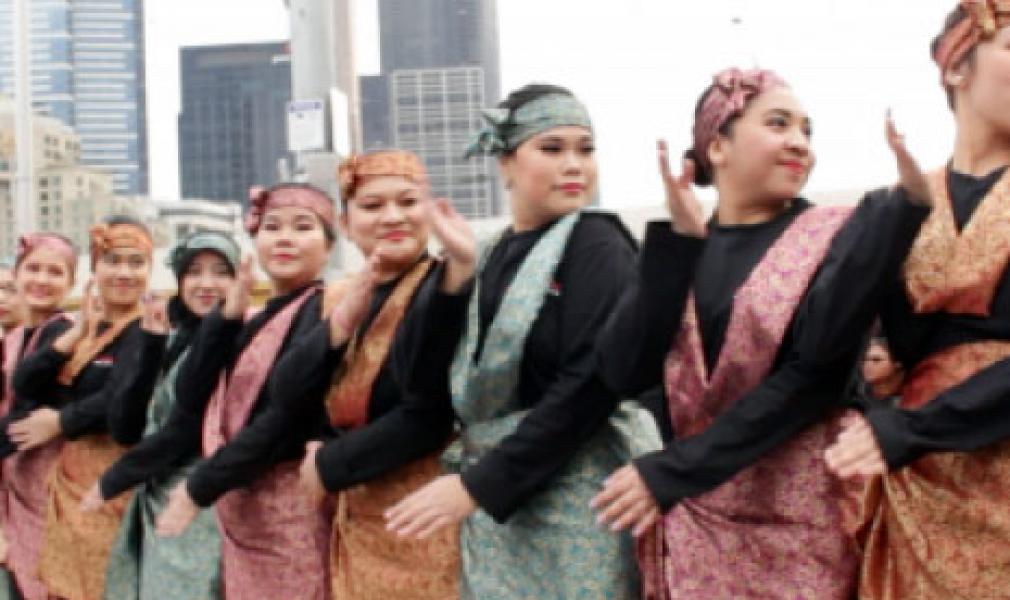 69 Penari Saman Banggakan Indonesia di Melbourne