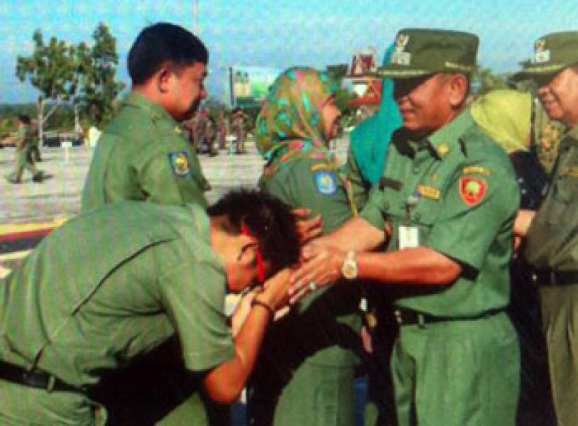 Bupati Harris Pimpin Upacara Perdana pasca Lebaran