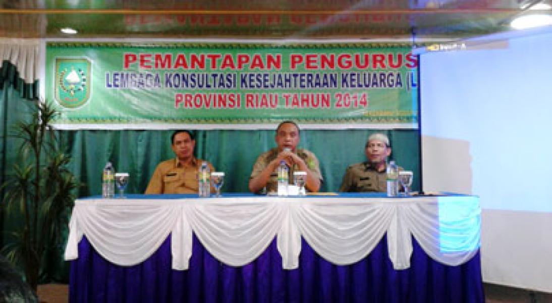 Dinsos Riau Mantapkan Pengurus LK3