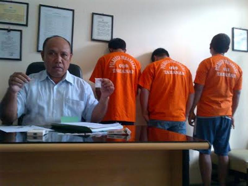 Dua Bandar Narkoba dan Temannya Diringkus
