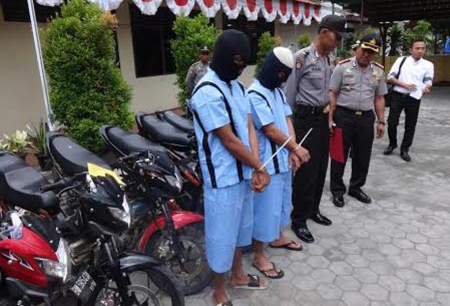 Dua Pelaku Ranmor Spesialis Suzuki FU Diciduk Polisi