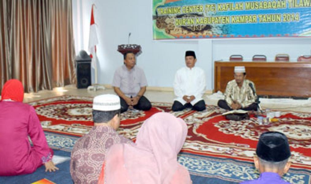 Kakan Kemenag Kampar Tinjau Pelaksanaan TC  