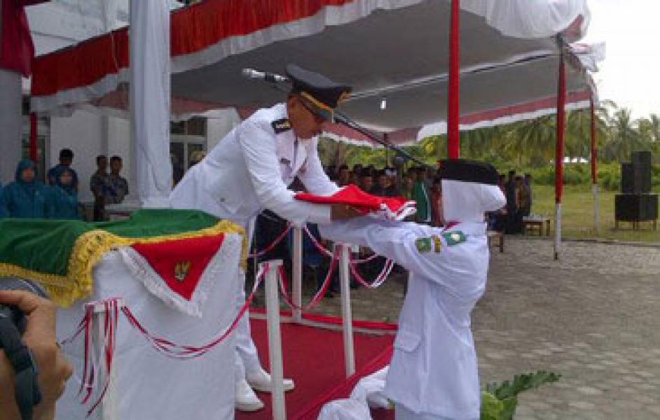 Peringatan Dirgahayu ke 69 RI di Sungai Tohor Berjalan Khidmat