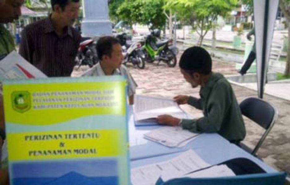 Realisasi Perizinan  di Meranti Terus Meningkat