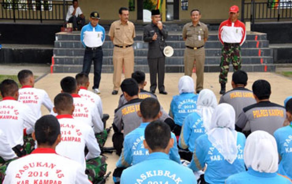 Sekdakab Kampar: �Jangan Cepat Puas, Tetaplah Berlatih Keras�