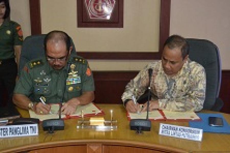 TNI Tanda Tangani Kerjasama Dengan PT. Mitra Lintas Putraindo