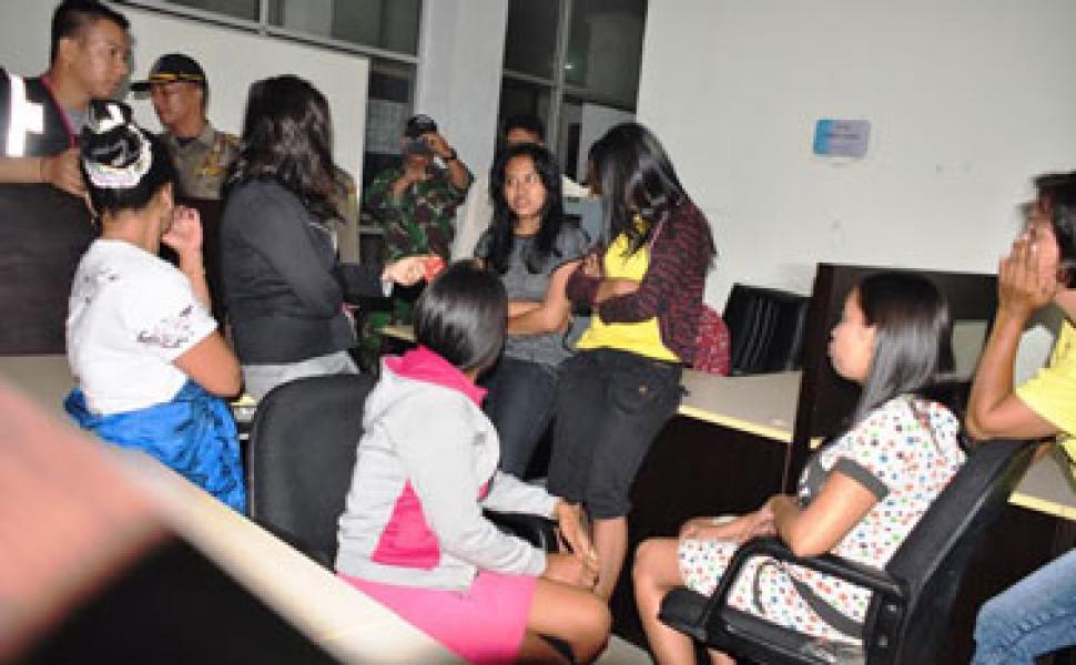 10 Wanita Tanpa Identitas Terjaring Tim Yustisi