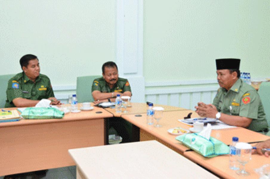 Bahas Persiapan MTQ Riau, Ketua LPTQ Bengkalis Temui Pj Bupati Bengkalis