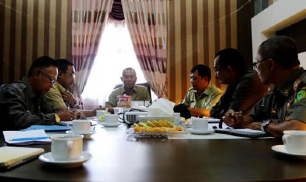 Ciptakan Kebersihan dan Keharmonisan Kota, Bupati Gelar Rakor Bersama Dinas Terkait