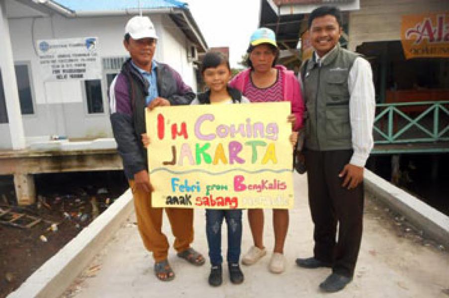 Febri Yanti, Wakili Riau di Anak Sabang Merauke Batch 3