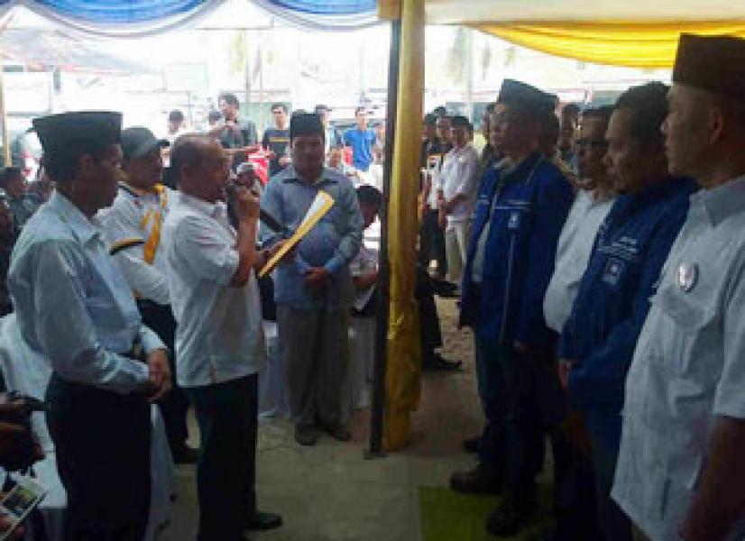 HM Harris Kukuhkan 120 Tim Kampanye Pemenangan Haza