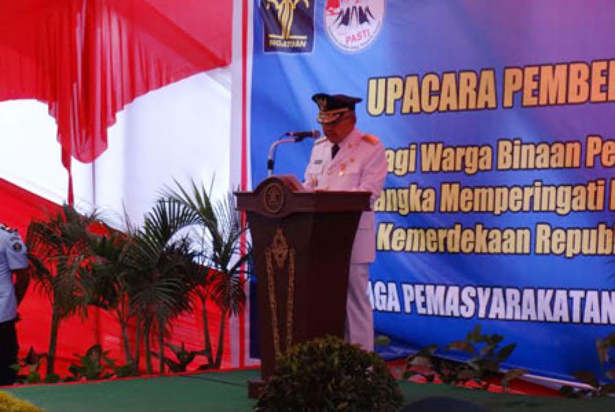 HUT RI ke 70, Sebanyak 1.421 Warga Binaan Lapas Kelas II A Pekanbaru Terima Remisi