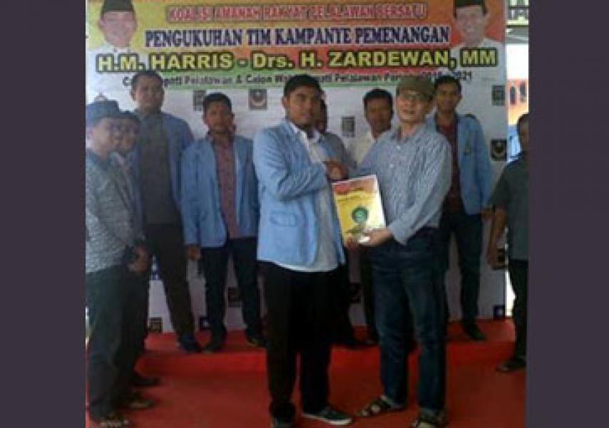 Haza Siap Tanda Tangani `Kontrak Rakyat` yang Ditaja BEM UR & BEM se-Riau