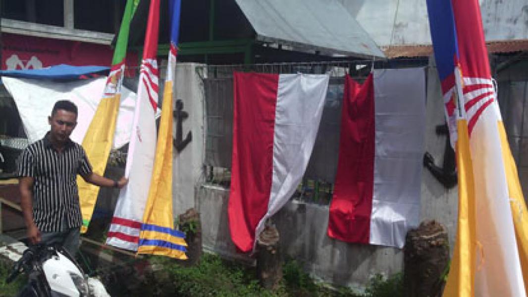 Jelang 17 Agustus, Pedagang Bendera Mulai Menjamur