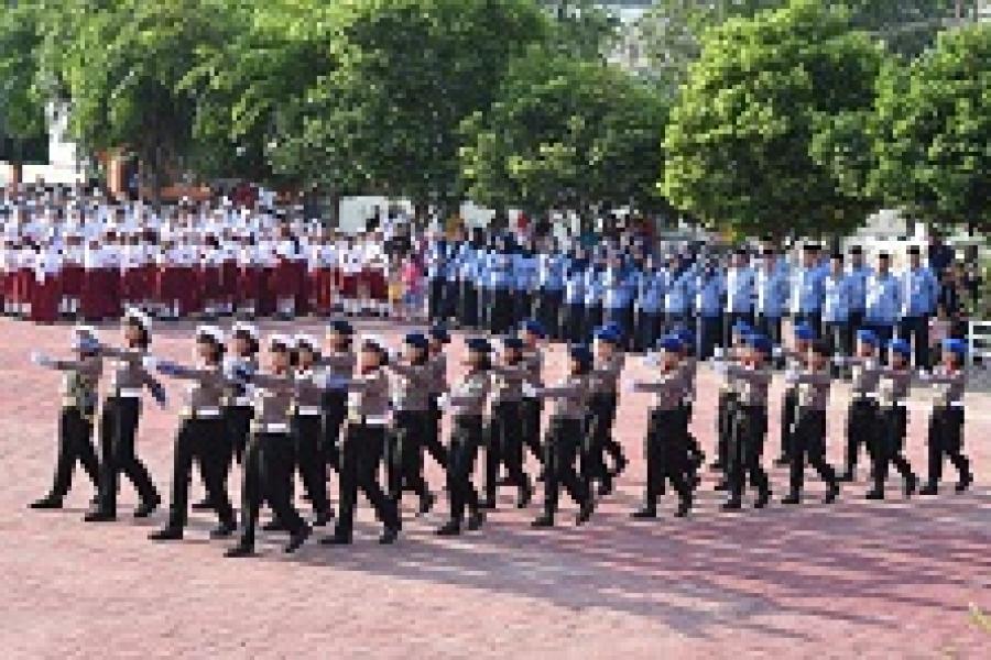 Kemeriahan HUT RI Diwarnai Atraksi Polisi Cilik 