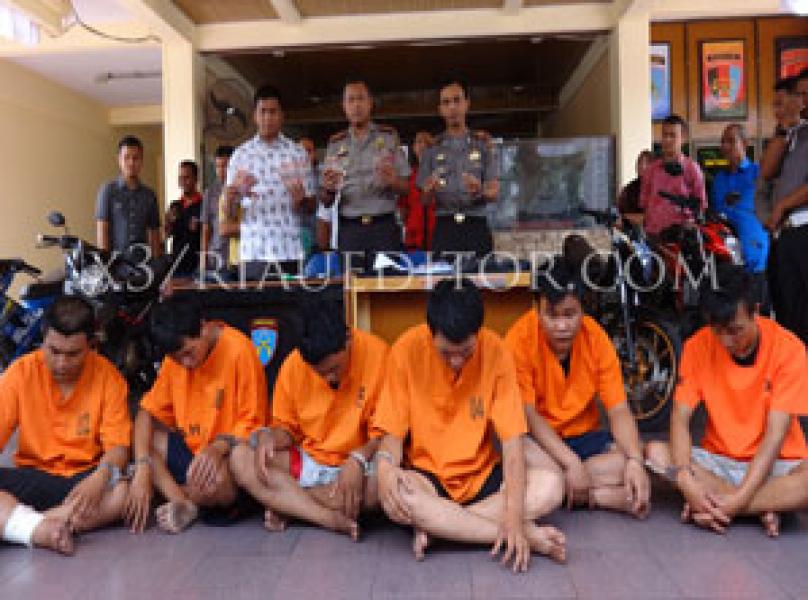 Komplotan Pecah Kaca dan Gembos Ban Asal Bengkulu Acapkali Beraksi di Pekanbaru