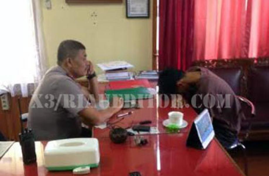 Maling Motor, Siswa SMA Ditangkap Polsek Bukit Raya