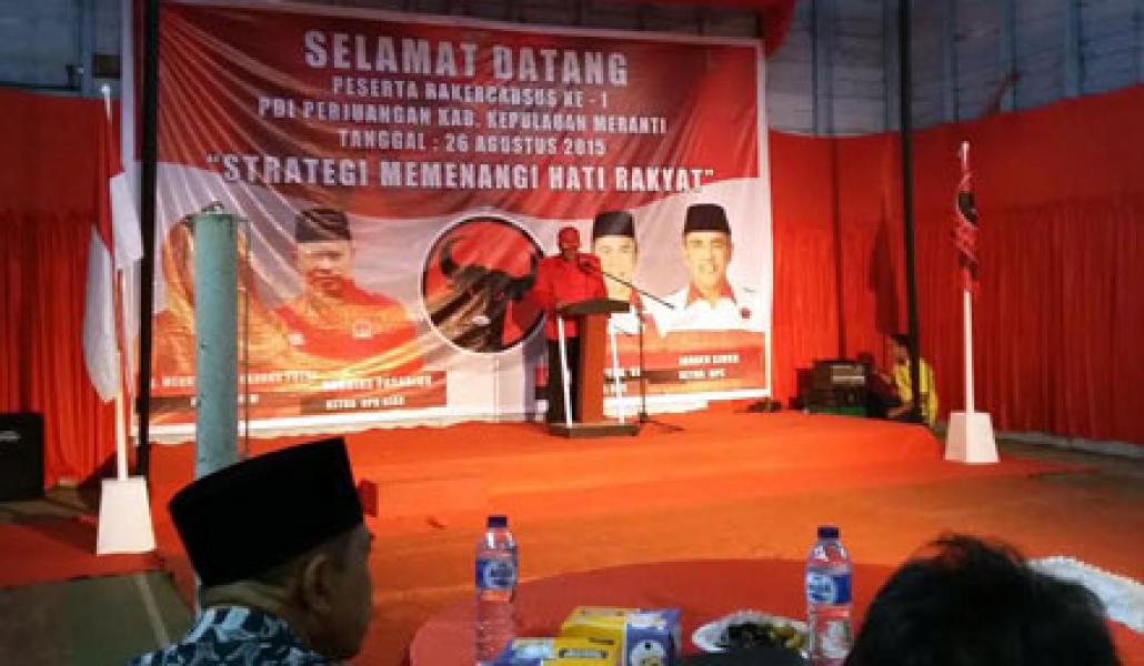 PDI Perjuangan Meranti Gelar Rakercabsus I