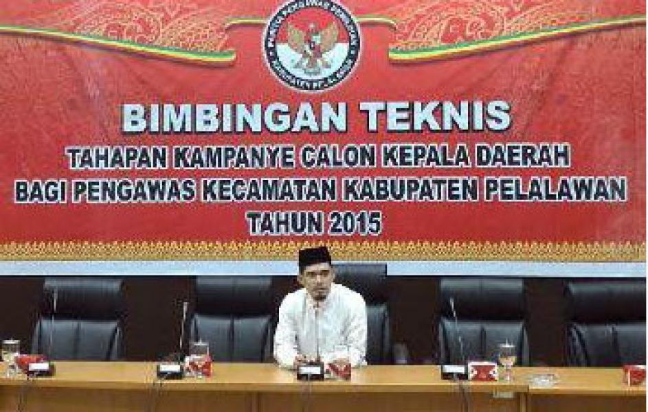 Panwaslu Pelalawan Gelar Bimtek Pengawasan Tahapan Kampanye