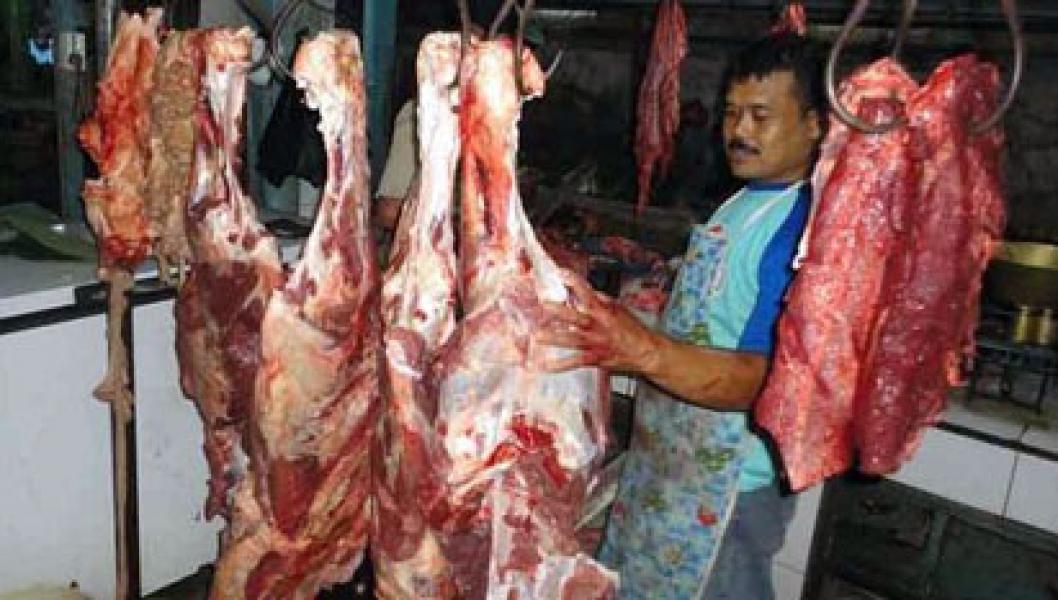 Pasokan Daging Sapi di Pelalawan Aman, Rp.120 ribu per Kg
